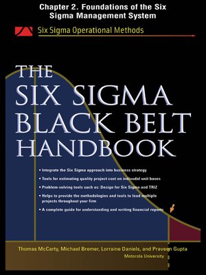cover image of Foundations of the Six Sigma Management System